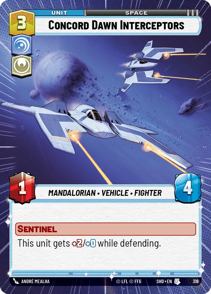 Concord Dawn Interceptors (318) (Hyperspace) (318) [Shadows of the Galaxy] | Fandemonia Ltd