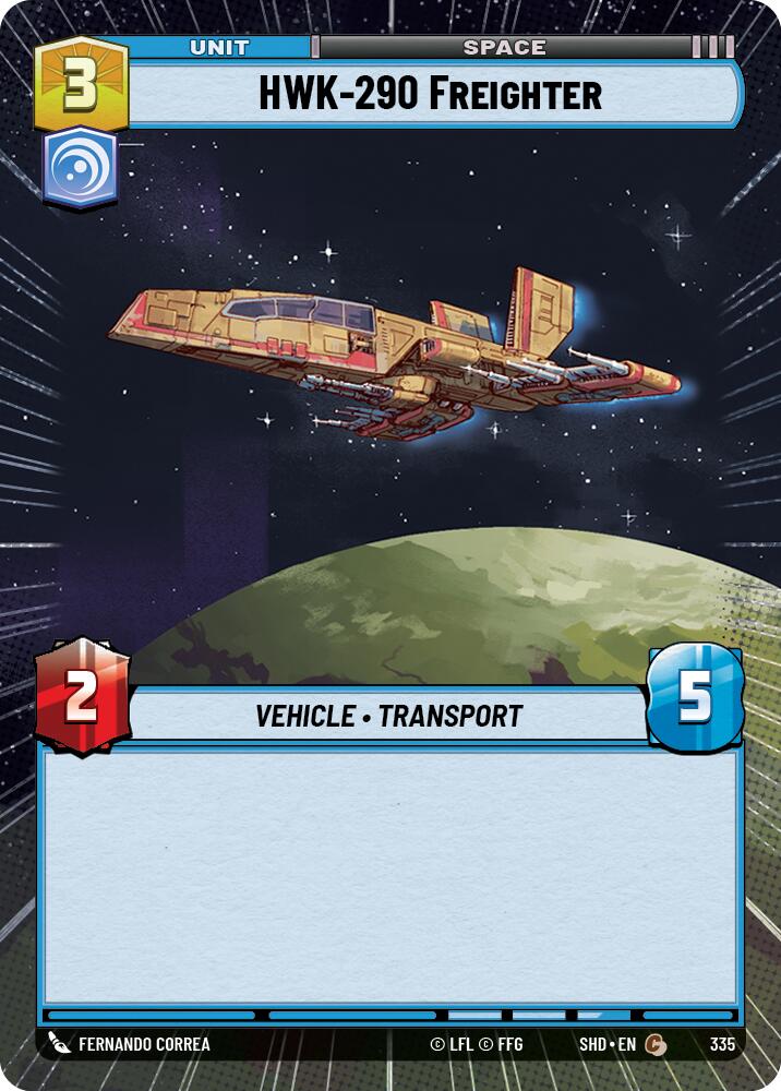 HWK-290 Freighter (335) (Hyperspace) (335) [Shadows of the Galaxy] | Fandemonia Ltd