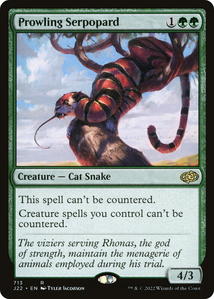 Prowling Serpopard [Jumpstart 2022] | Fandemonia Ltd