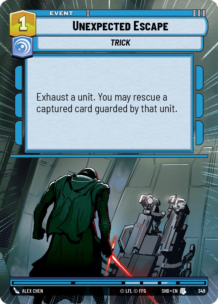 Unexpected Escape (349) (Hyperspace) (349) [Shadows of the Galaxy] | Fandemonia Ltd