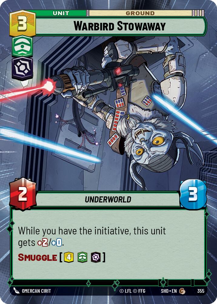 Warbird Stowaway (355) (Hyperspace) (355) [Shadows of the Galaxy] | Fandemonia Ltd