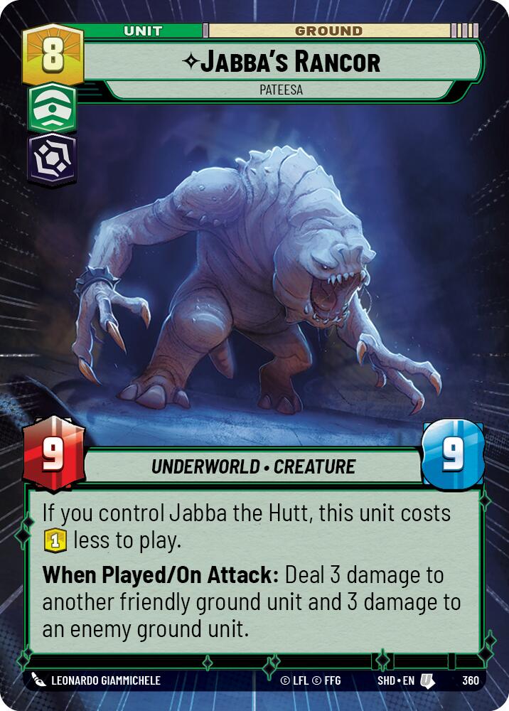 Jabba's Rancor - Pateesa (360) (Hyperspace) (360) [Shadows of the Galaxy] | Fandemonia Ltd