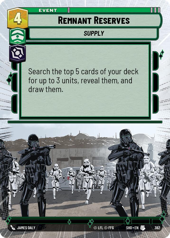 Remnant Reserves (362) (Hyperspace) (362) [Shadows of the Galaxy] | Fandemonia Ltd