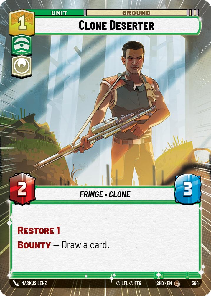 Clone Deserter (364) (Hyperspace) (364) [Shadows of the Galaxy] | Fandemonia Ltd