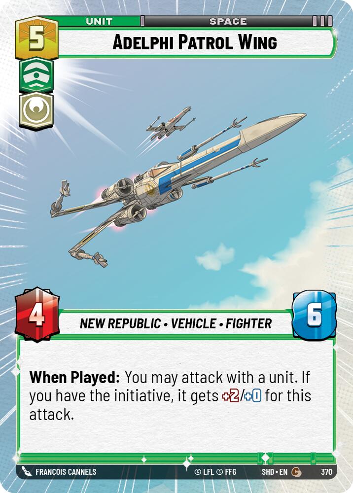 Adelphi Patrol Wing (370) (Hyperspace) (370) [Shadows of the Galaxy] | Fandemonia Ltd
