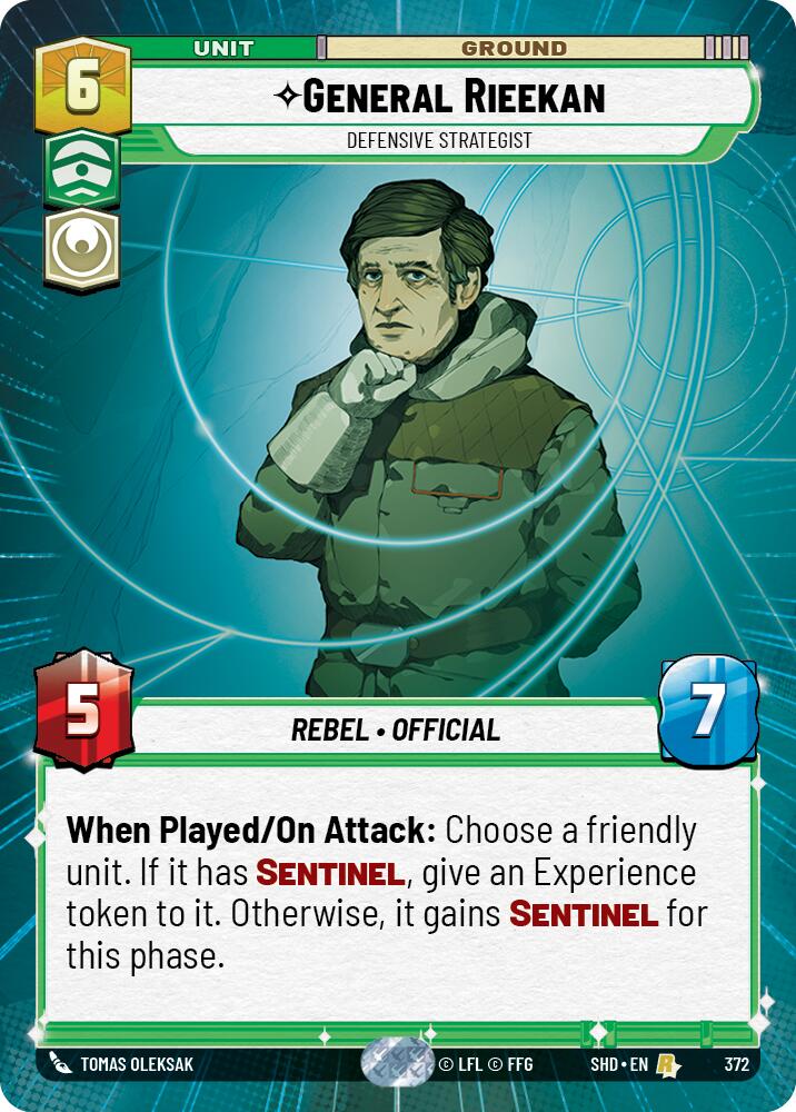 General Rieekan - Defensive Strategist (372) (Hyperspace) (372) [Shadows of the Galaxy] | Fandemonia Ltd