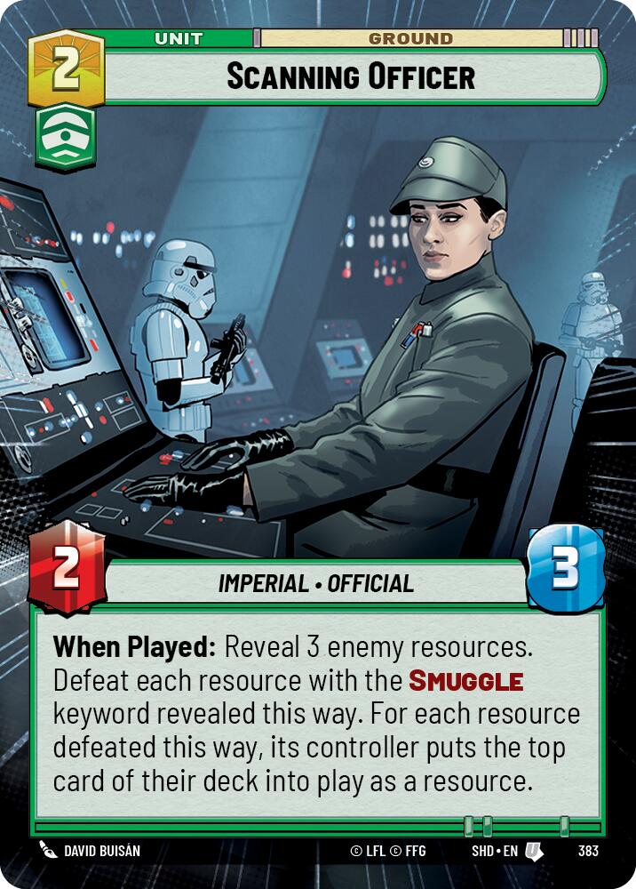 Scanning Officer (383) (Hyperspace) (383) [Shadows of the Galaxy] | Fandemonia Ltd