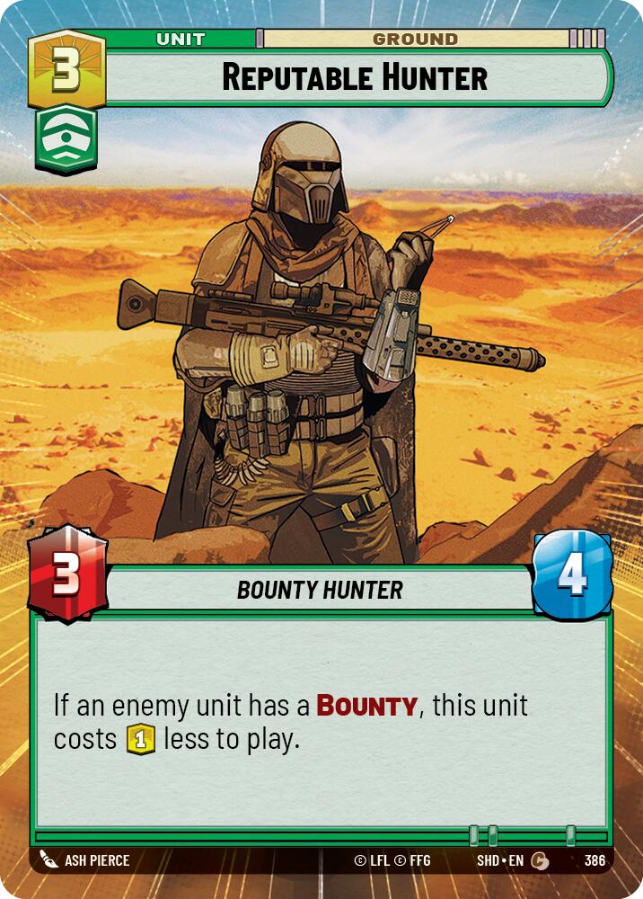 Reputable Hunter (386) (Hyperspace) (386) [Shadows of the Galaxy] | Fandemonia Ltd