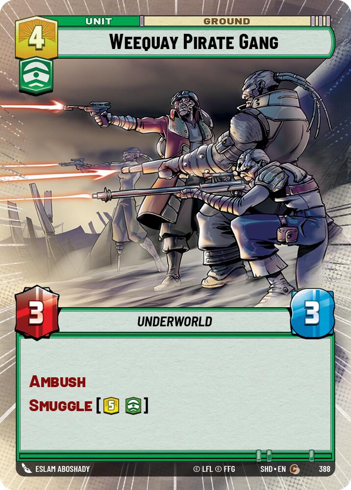 Weequay Pirate Gang (388) (Hyperspace) (388) [Shadows of the Galaxy] | Fandemonia Ltd