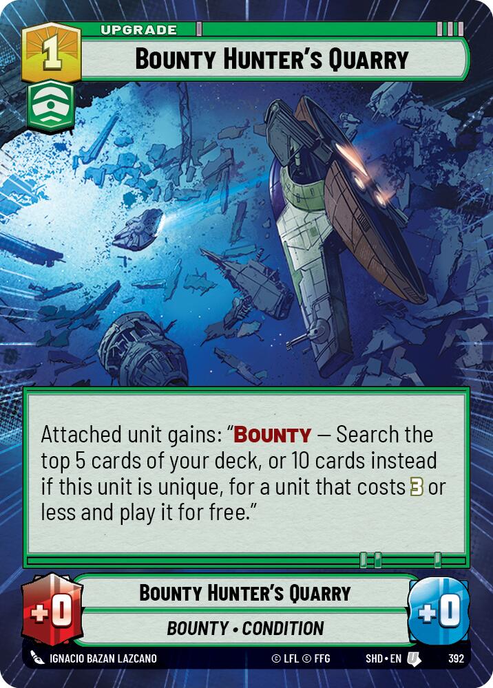 Bounty Hunter's Quarry (392) (Hyperspace) (392) [Shadows of the Galaxy] | Fandemonia Ltd