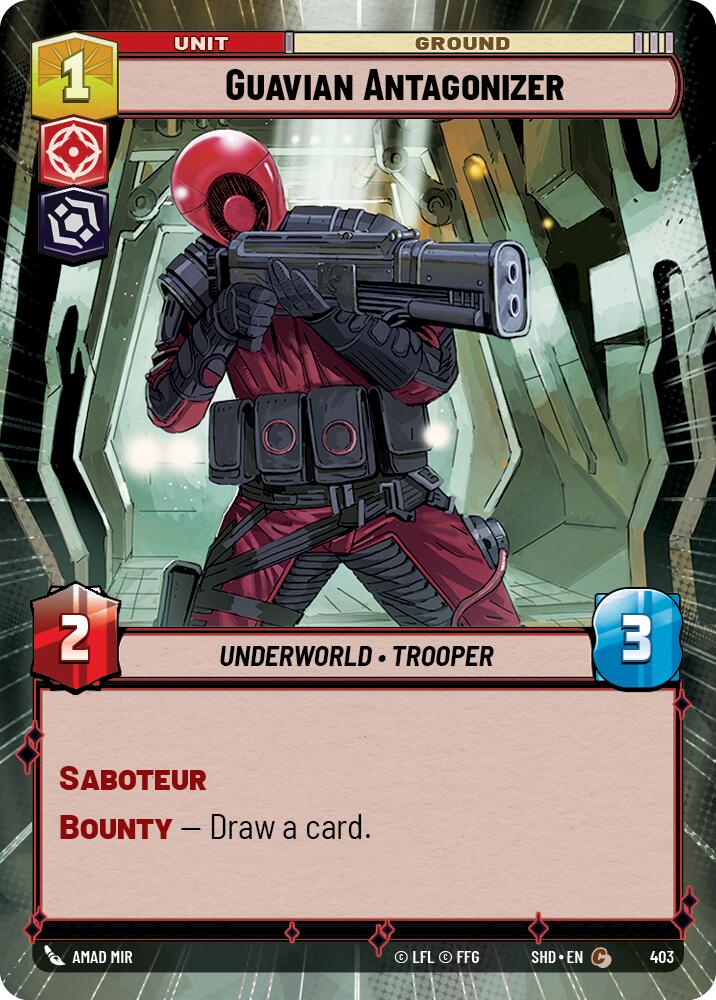 Guavian Antagonizer (403) (Hyperspace) (403) [Shadows of the Galaxy] | Fandemonia Ltd
