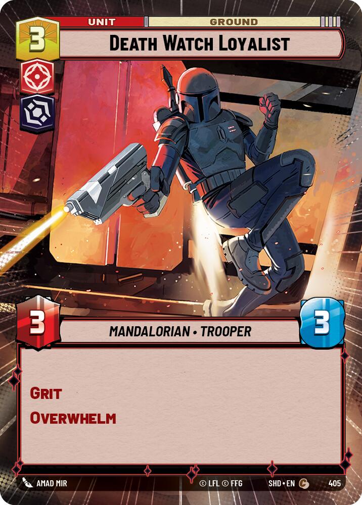 Death Watch Loyalist (405) (Hyperspace) (405) [Shadows of the Galaxy] | Fandemonia Ltd