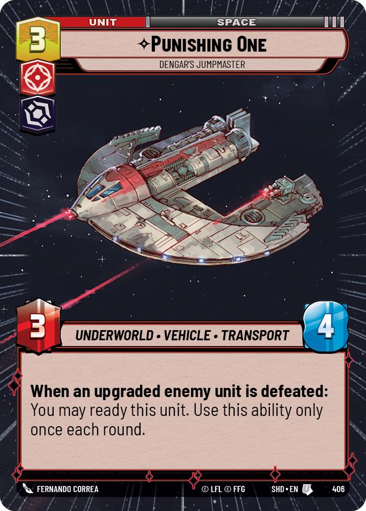 Punishing One - Dengar's Jumpmaster (406) (Hyperspace) (406) [Shadows of the Galaxy] | Fandemonia Ltd