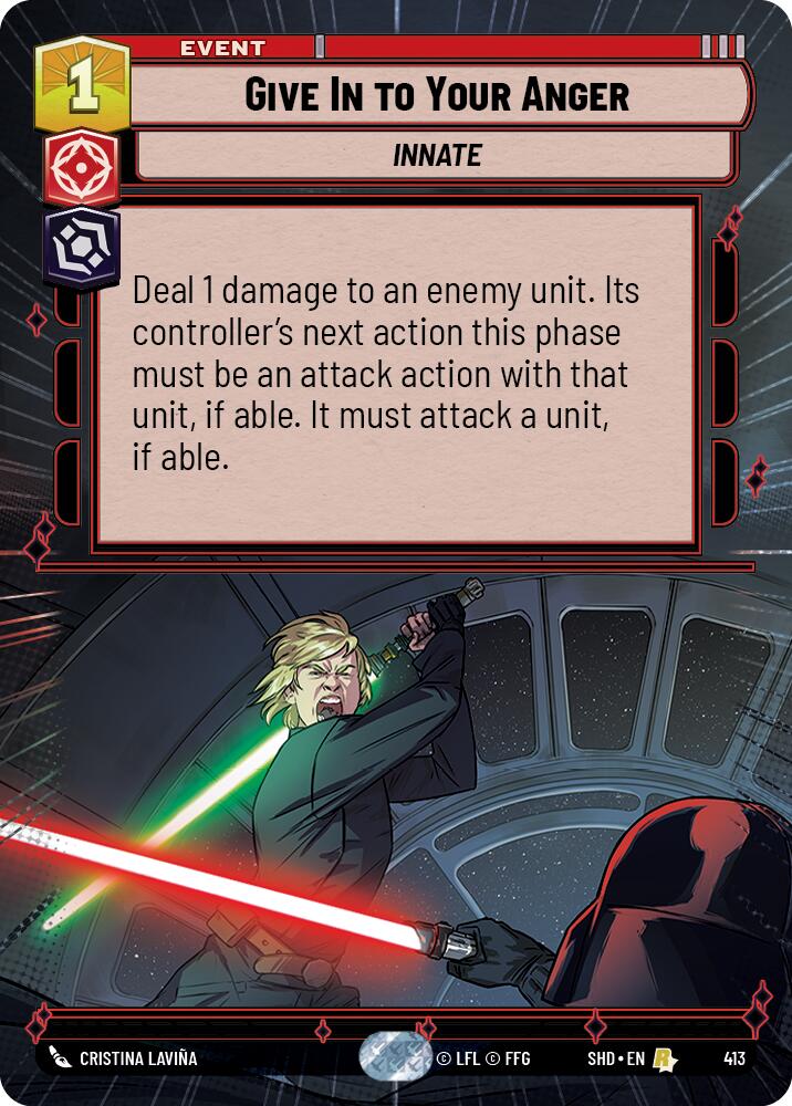 Give In to Your Anger (413) (Hyperspace) (413) [Shadows of the Galaxy] | Fandemonia Ltd