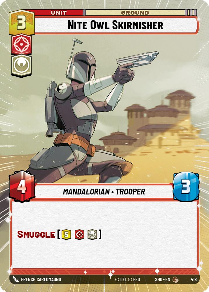 Nite Owl Skirmisher (418) (Hyperspace) (418) [Shadows of the Galaxy] | Fandemonia Ltd