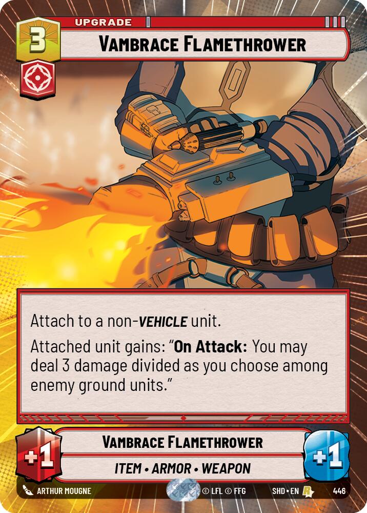 Vambrace Flamethrower (446) (Hyperspace) (446) [Shadows of the Galaxy] | Fandemonia Ltd