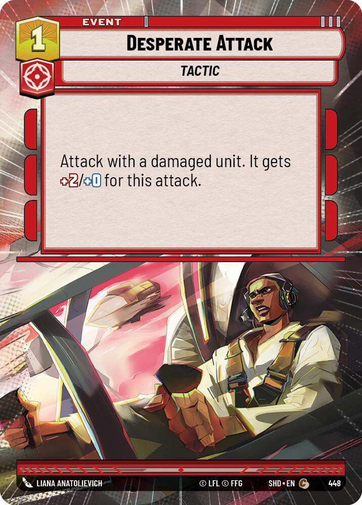 Desperate Attack (448) (Hyperspace) (448) [Shadows of the Galaxy] | Fandemonia Ltd