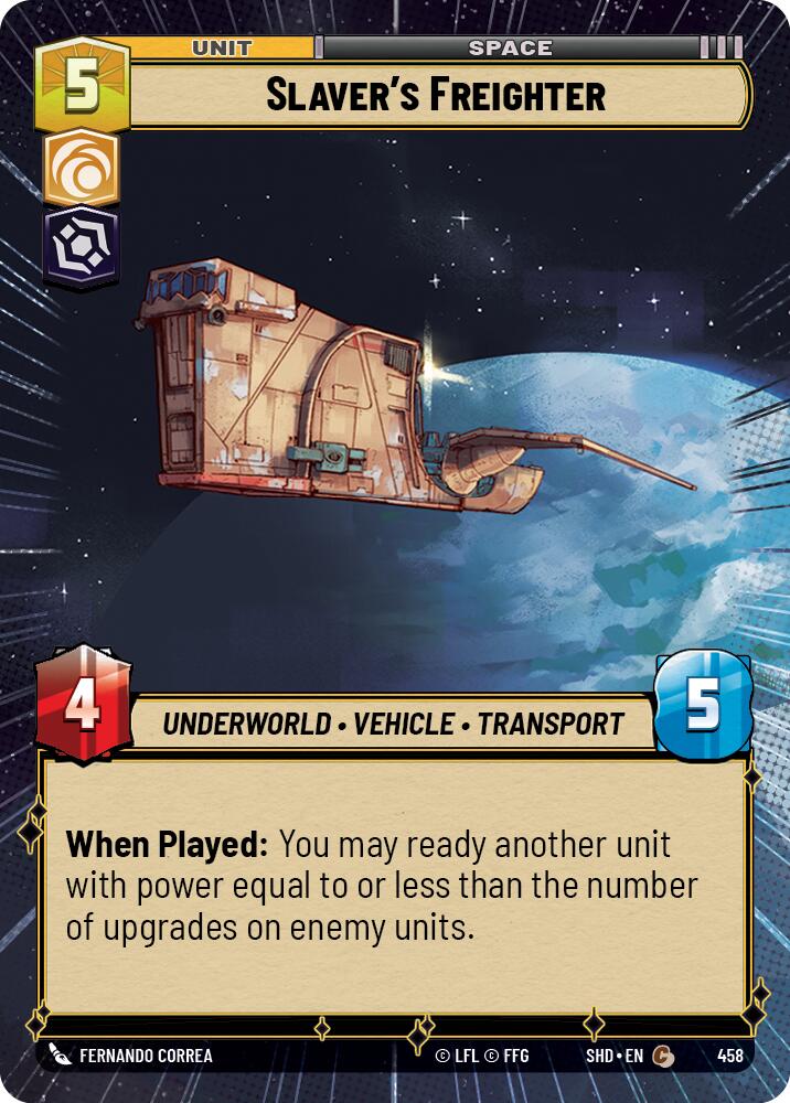 Slaver's Freighter (458) (Hyperspace) (458) [Shadows of the Galaxy] | Fandemonia Ltd