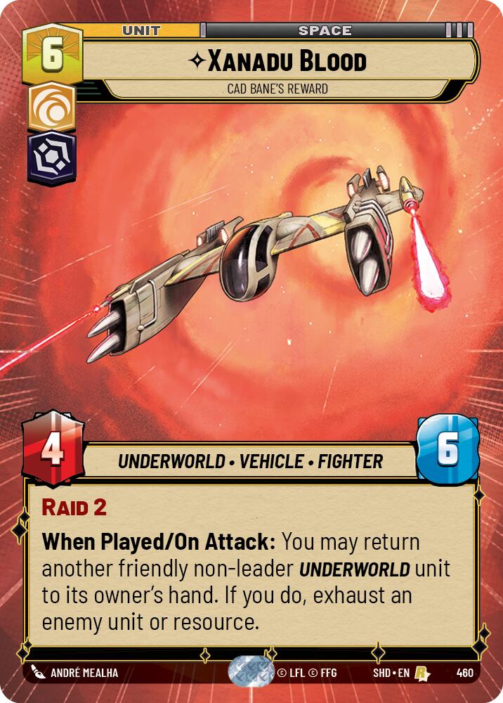 Xanadu Blood - Cad Bane's Reward (460) (Hyperspace) (460) [Shadows of the Galaxy] | Fandemonia Ltd