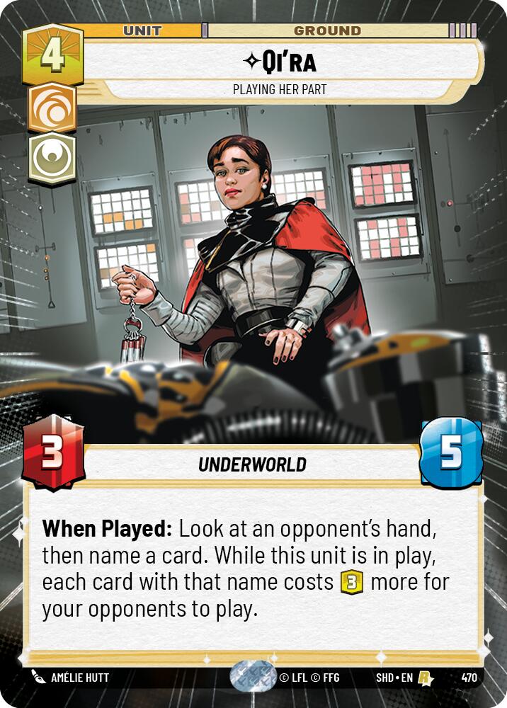 Qi'ra - Playing Her Part (470) (Hyperspace) (470) [Shadows of the Galaxy] | Fandemonia Ltd