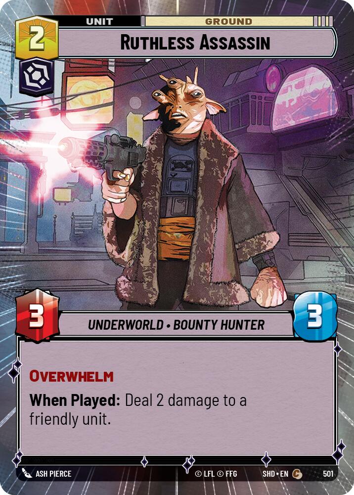 Ruthless Assassin (501) (Hyperspace) (501) [Shadows of the Galaxy] | Fandemonia Ltd