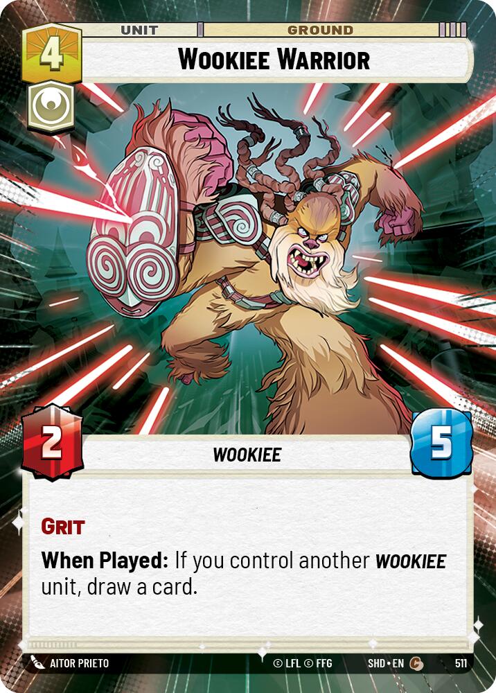 Wookiee Warrior (Hyperspace) (511) [Shadows of the Galaxy] | Fandemonia Ltd