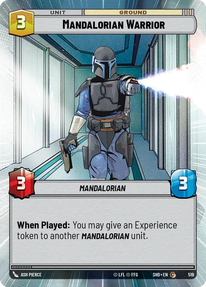Mandalorian Warrior (Hyperspace) (519) [Shadows of the Galaxy] | Fandemonia Ltd