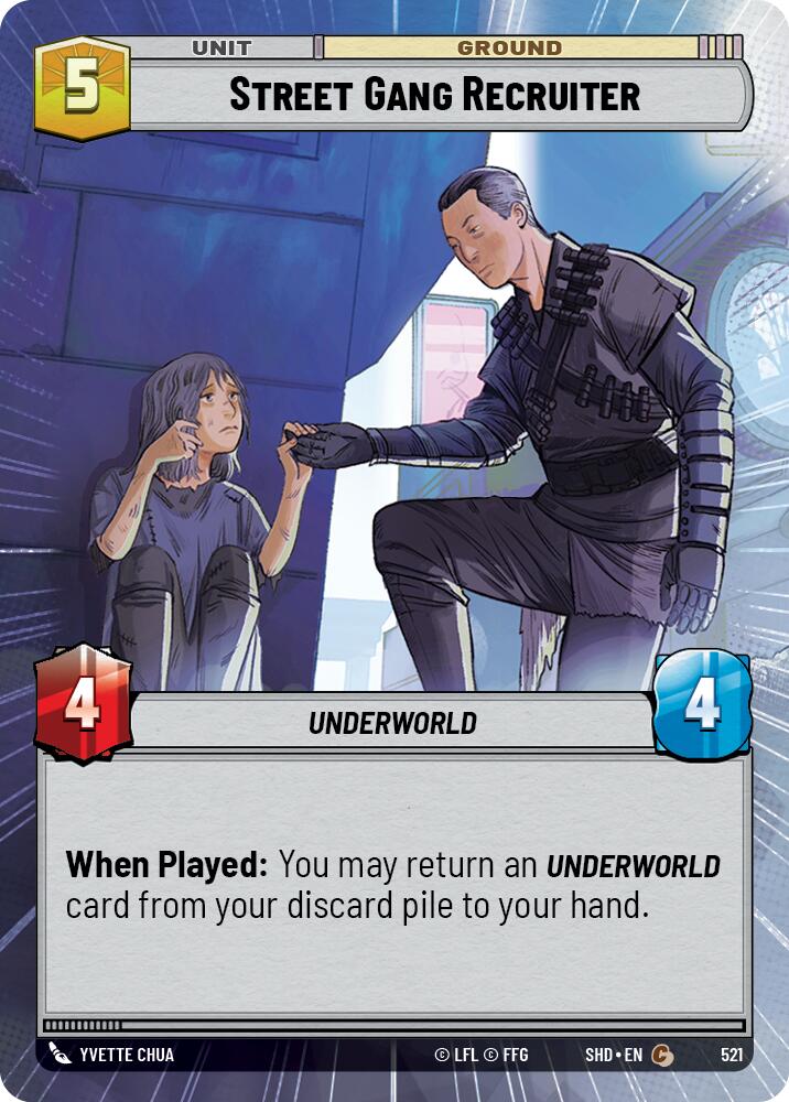 Street Gang Recruiter (521) (Hyperspace) (521) [Shadows of the Galaxy] | Fandemonia Ltd