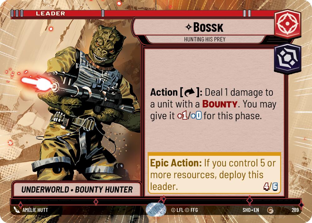 Bossk - Hunting His Prey (289) (Hyperspace) (289) [Shadows of the Galaxy] | Fandemonia Ltd