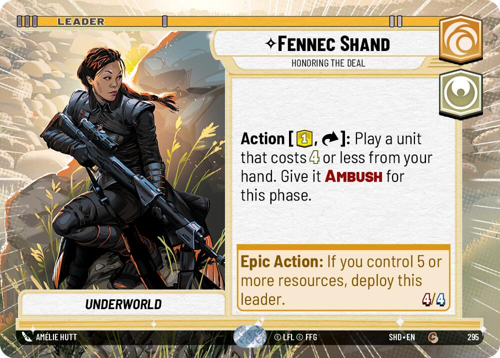 Fennec Shand - Honoring the Deal (Hyperspace) (295) [Shadows of the Galaxy] | Fandemonia Ltd