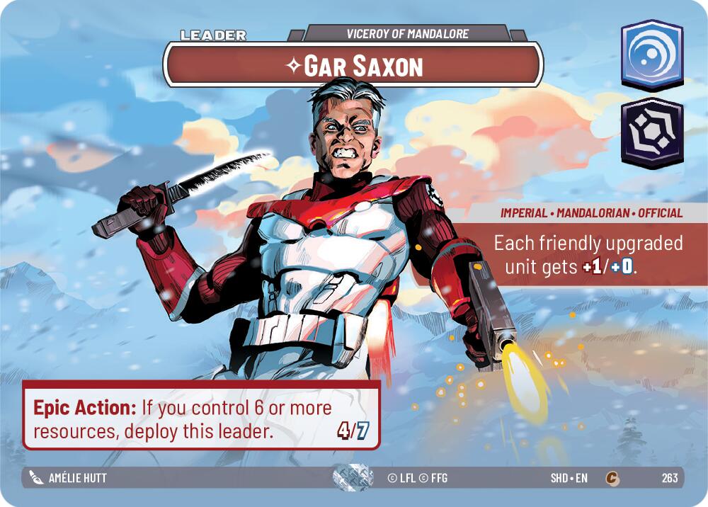 Gar Saxon - Viceroy of Mandalore (Showcase) (263) [Shadows of the Galaxy] | Fandemonia Ltd