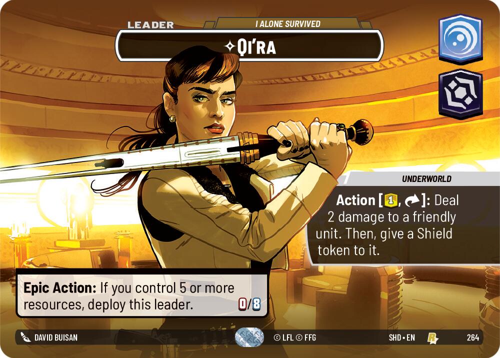 Qi'ra - I Alone Survived (Showcase) (264) [Shadows of the Galaxy] | Fandemonia Ltd