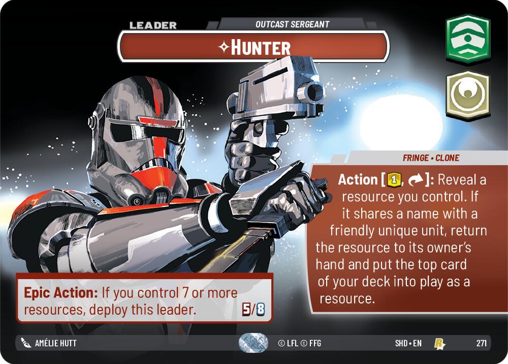 Hunter - Outcast Sergeant (Showcase) (271) [Shadows of the Galaxy] | Fandemonia Ltd