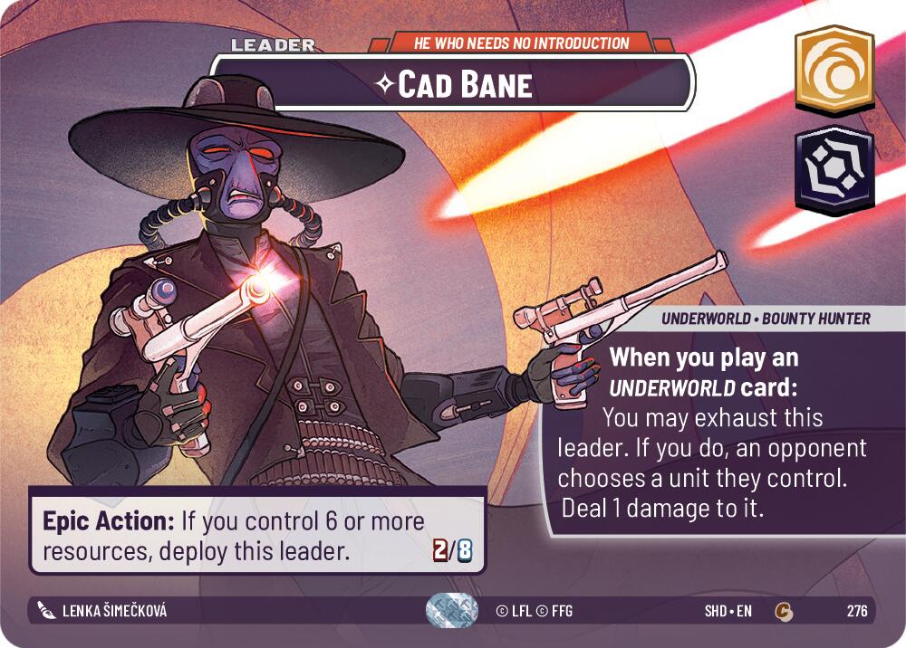 Cad Bane - He Who Needs No Introduction (Showcase) (276) [Shadows of the Galaxy] | Fandemonia Ltd
