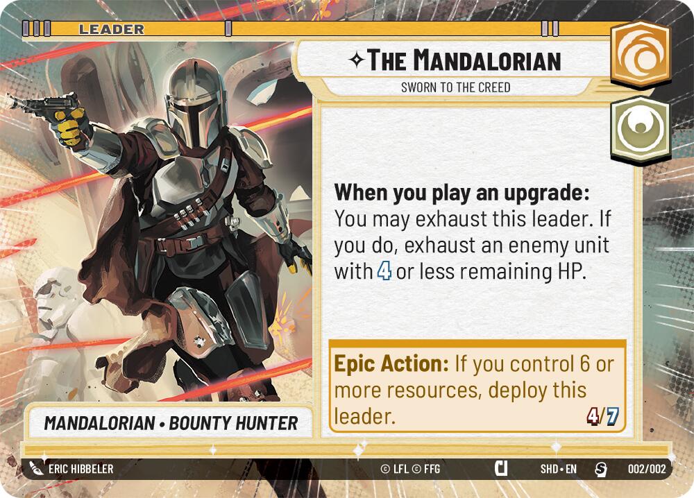 The Mandalorian - Sworn To The Creed (002/002) (Hyperspace) (Prerelease Promos) (002/002) [Shadows of the Galaxy Promos] | Fandemonia Ltd