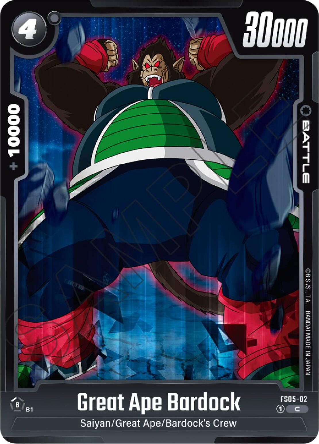 Great Ape Bardock [Starter Deck: Bardock] | Fandemonia Ltd