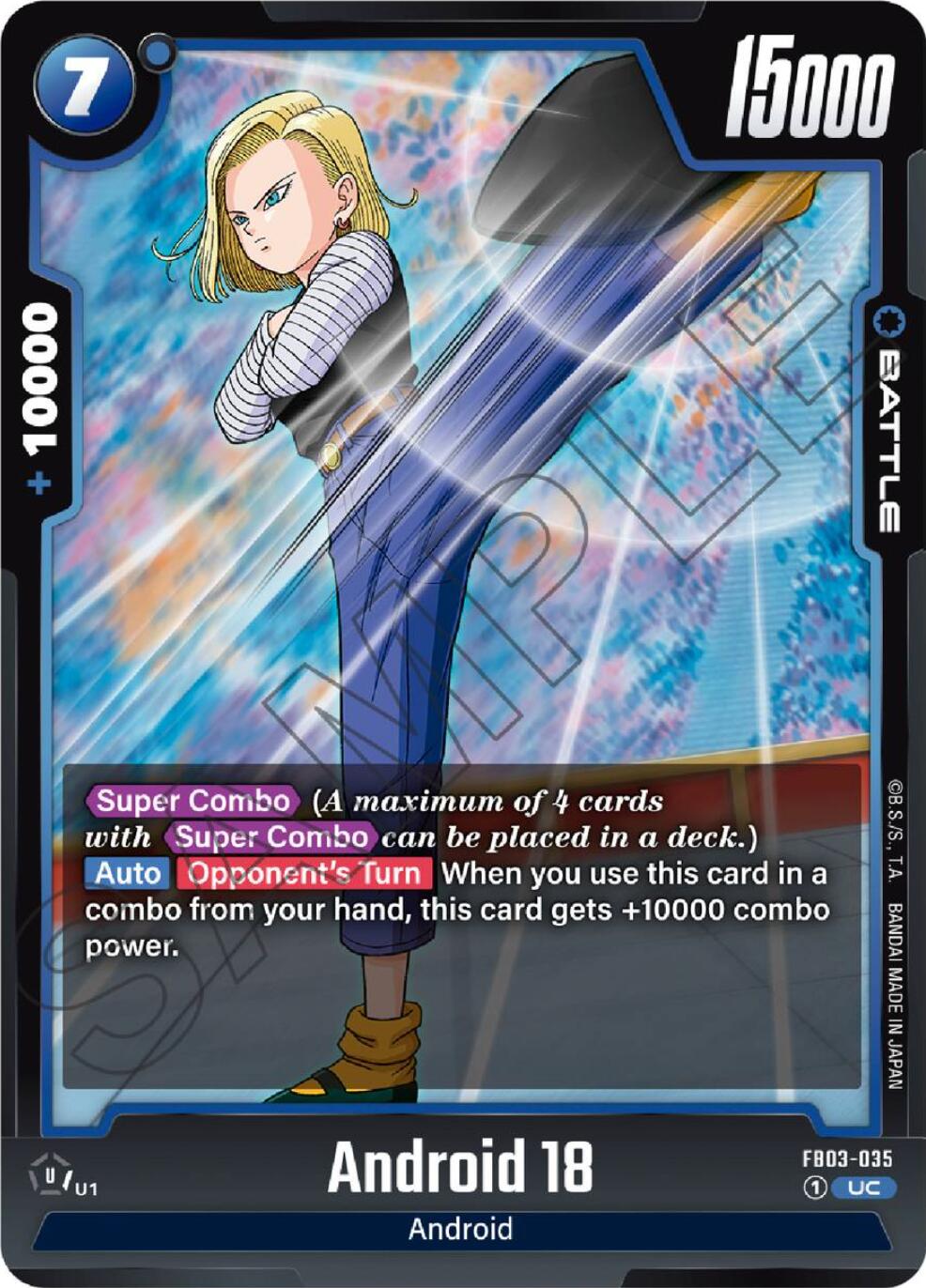 Android 18 [Raging Roar] | Fandemonia Ltd