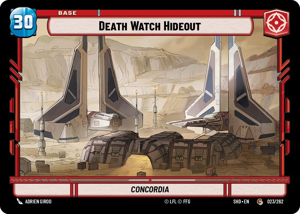 Death Watch Hideout // Shield (023 // T02) (023 // T02) [Shadows of the Galaxy] | Fandemonia Ltd
