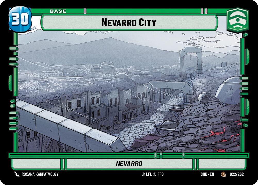 Nevarro City // Shield (022 // T02) [Shadows of the Galaxy] | Fandemonia Ltd