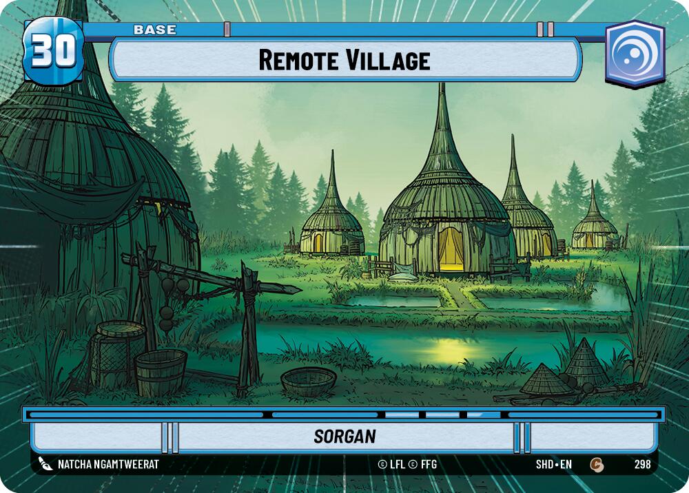 Remote Village // Shield (Hyperspace) (298 // T04) [Shadows of the Galaxy] | Fandemonia Ltd