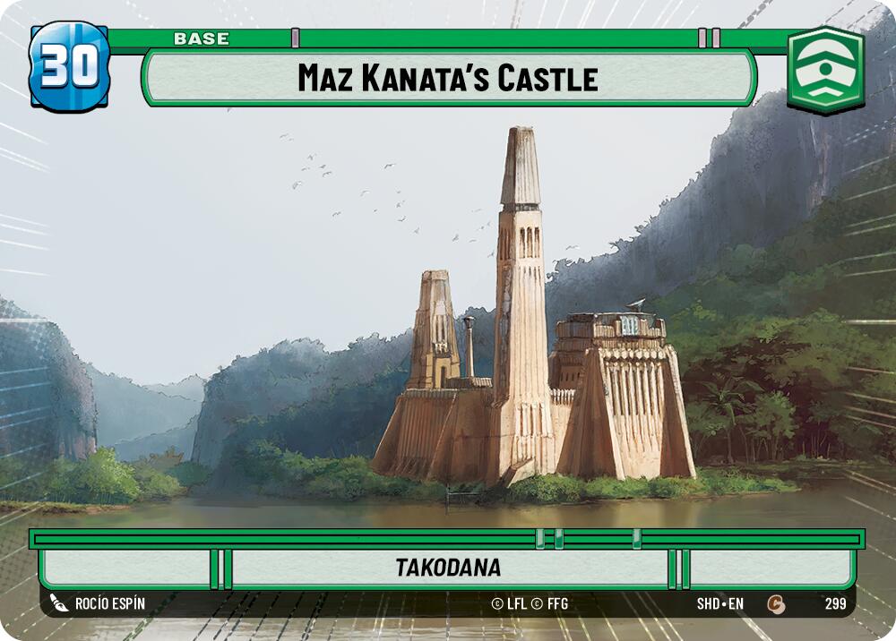 Maz Kanata's Castle // Shield (299 // T04) (Hyperspace) (299 // T04) [Shadows of the Galaxy] | Fandemonia Ltd