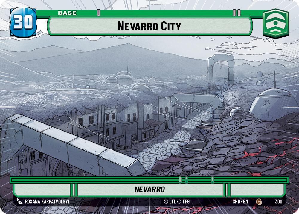 Nevarro City // Shield (Hyperspace) (300 // T04) [Shadows of the Galaxy] | Fandemonia Ltd