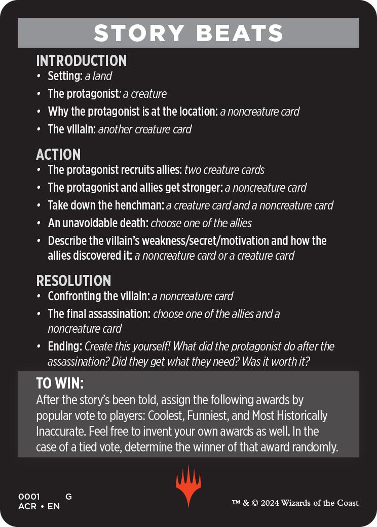 Into The Story: Assassin Edition (Magic Minigame) [Assassin's Creed Minigame] | Fandemonia Ltd