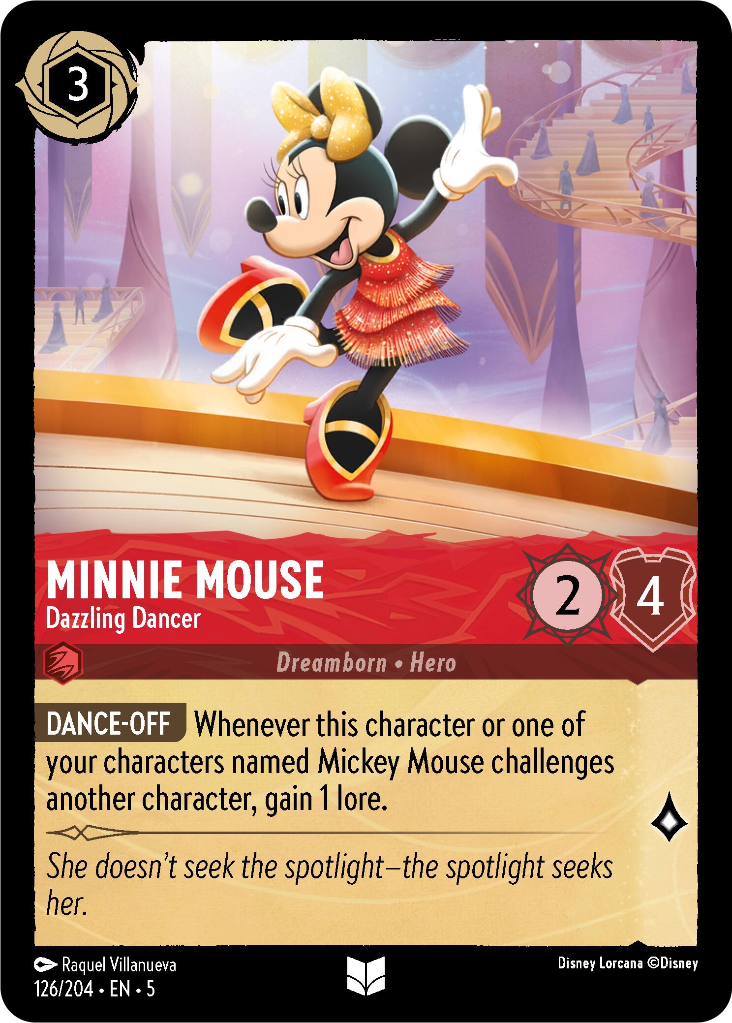 Minnie Mouse - Dazzling Dancer (126/204) [Shimmering Skies] | Fandemonia Ltd
