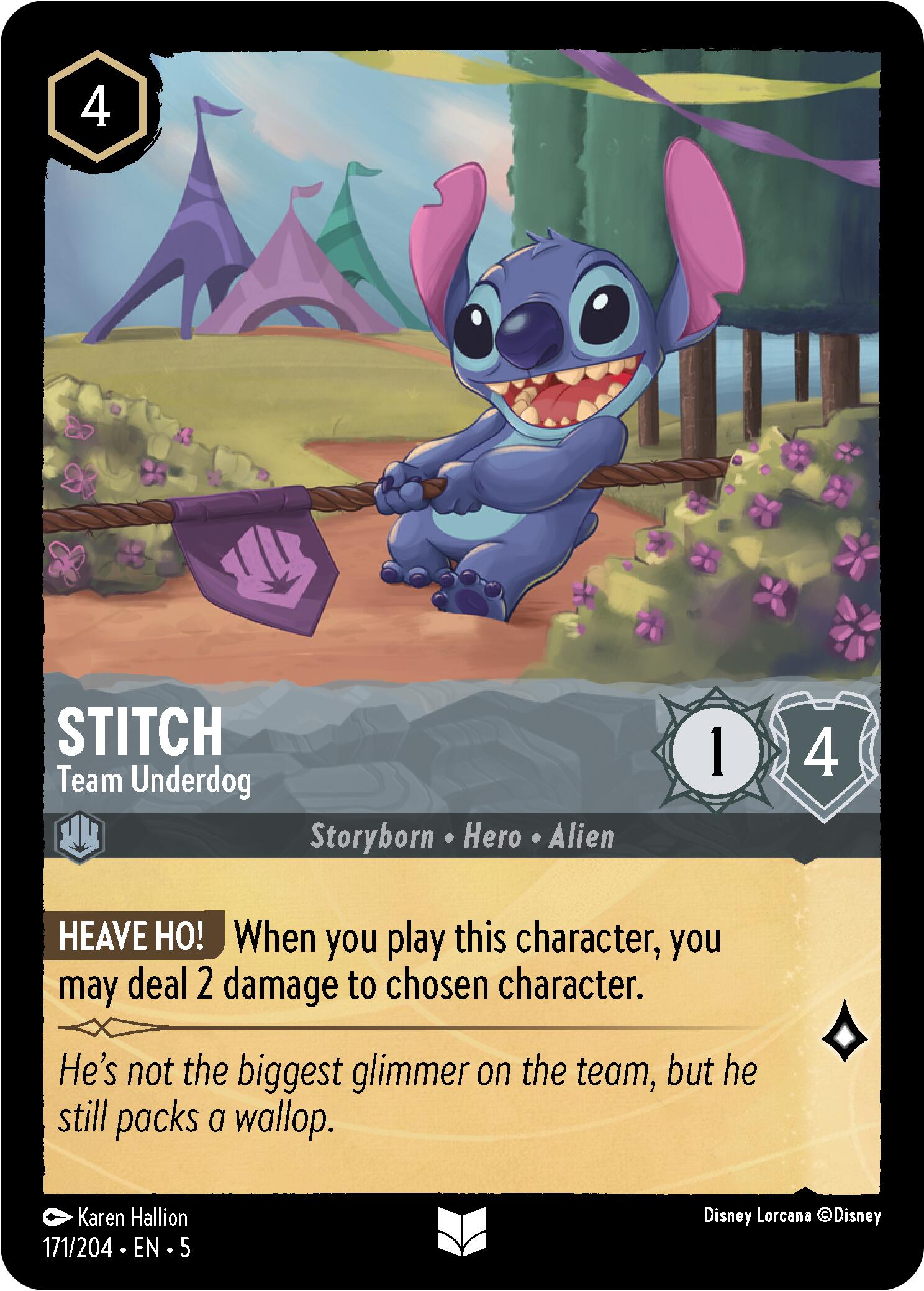 Stitch - Team Underdog (171/204) [Shimmering Skies] | Fandemonia Ltd