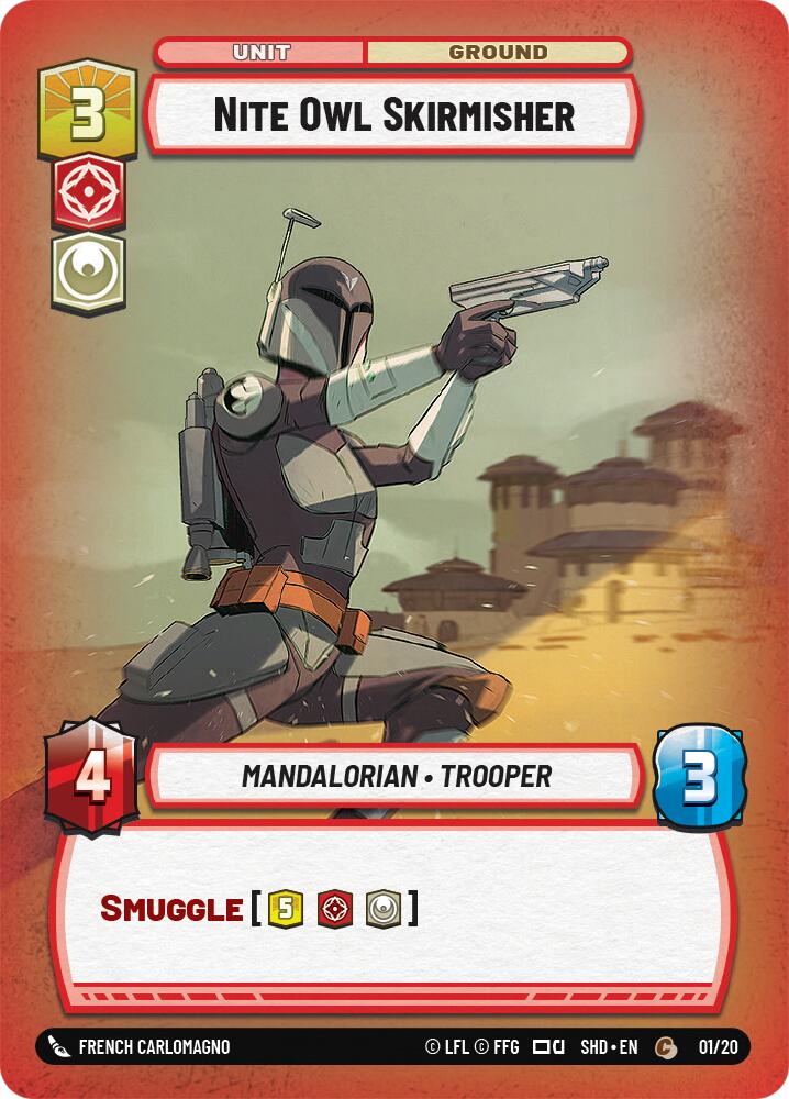 Nite Owl Skirmisher (01/20) [Shadows of the Galaxy: Weekly Play] | Fandemonia Ltd