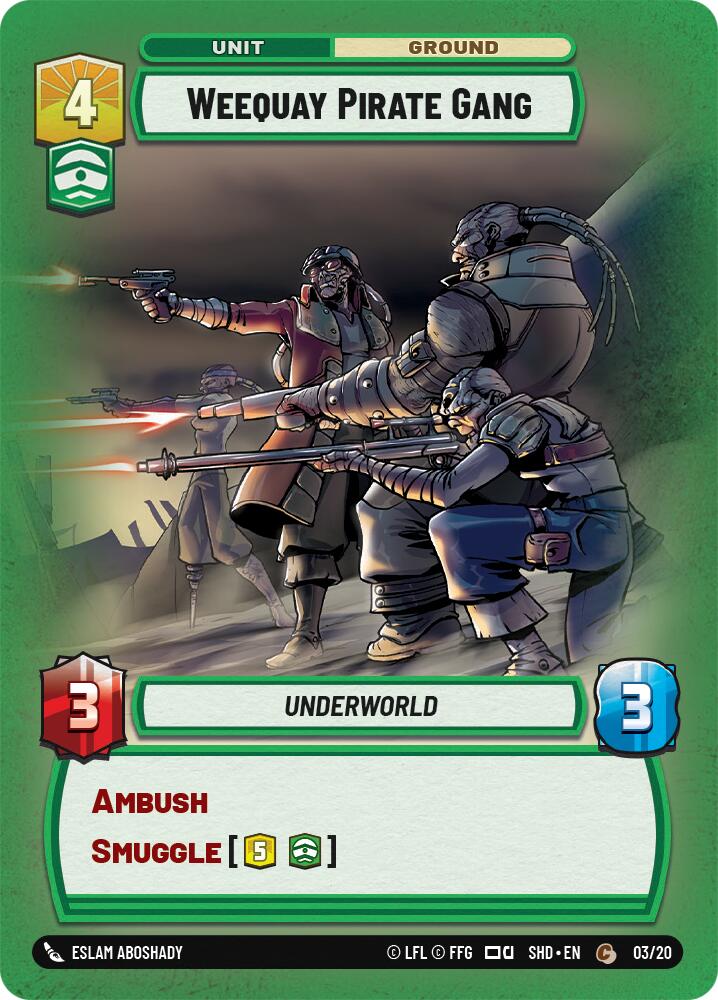 Weequay Pirate Gang (03/20) [Shadows of the Galaxy: Weekly Play] | Fandemonia Ltd