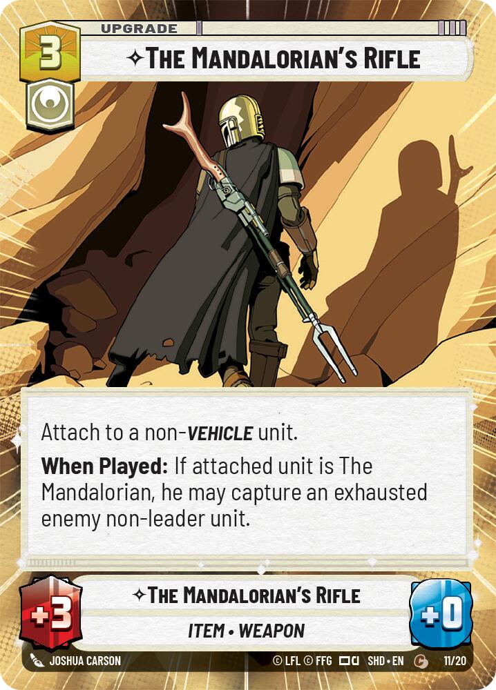 The Mandalorian's Rifle (Hyperspace) (11/20) [Shadows of the Galaxy: Weekly Play] | Fandemonia Ltd