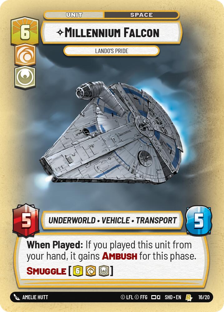 Millennium Falcon - Lando's Pride (16/20) [Shadows of the Galaxy: Weekly Play] | Fandemonia Ltd