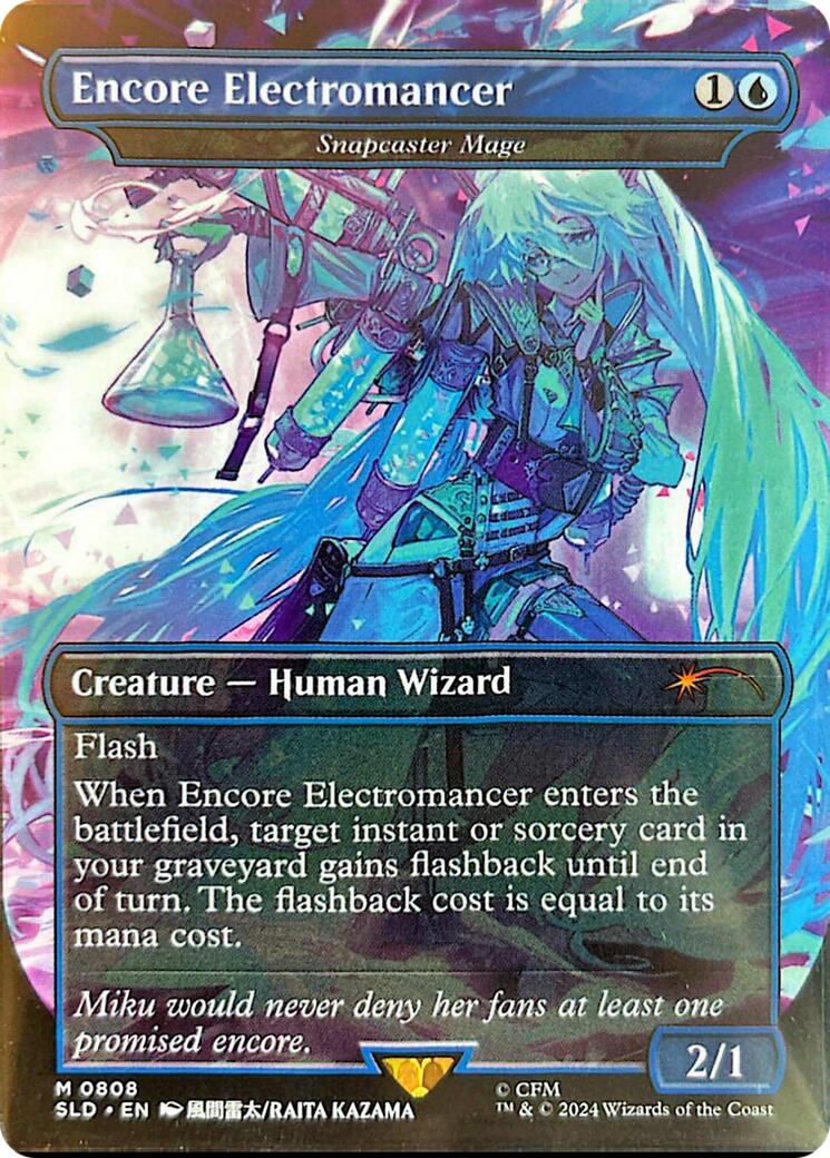 Encore Electromancer - Snapcaster Mage (Rainbow Foil) [Secret Lair Drop Series] | Fandemonia Ltd